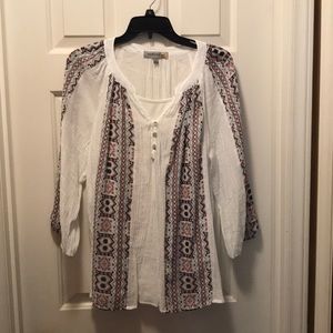 Figueroa & Flower blouse w/tank Size L